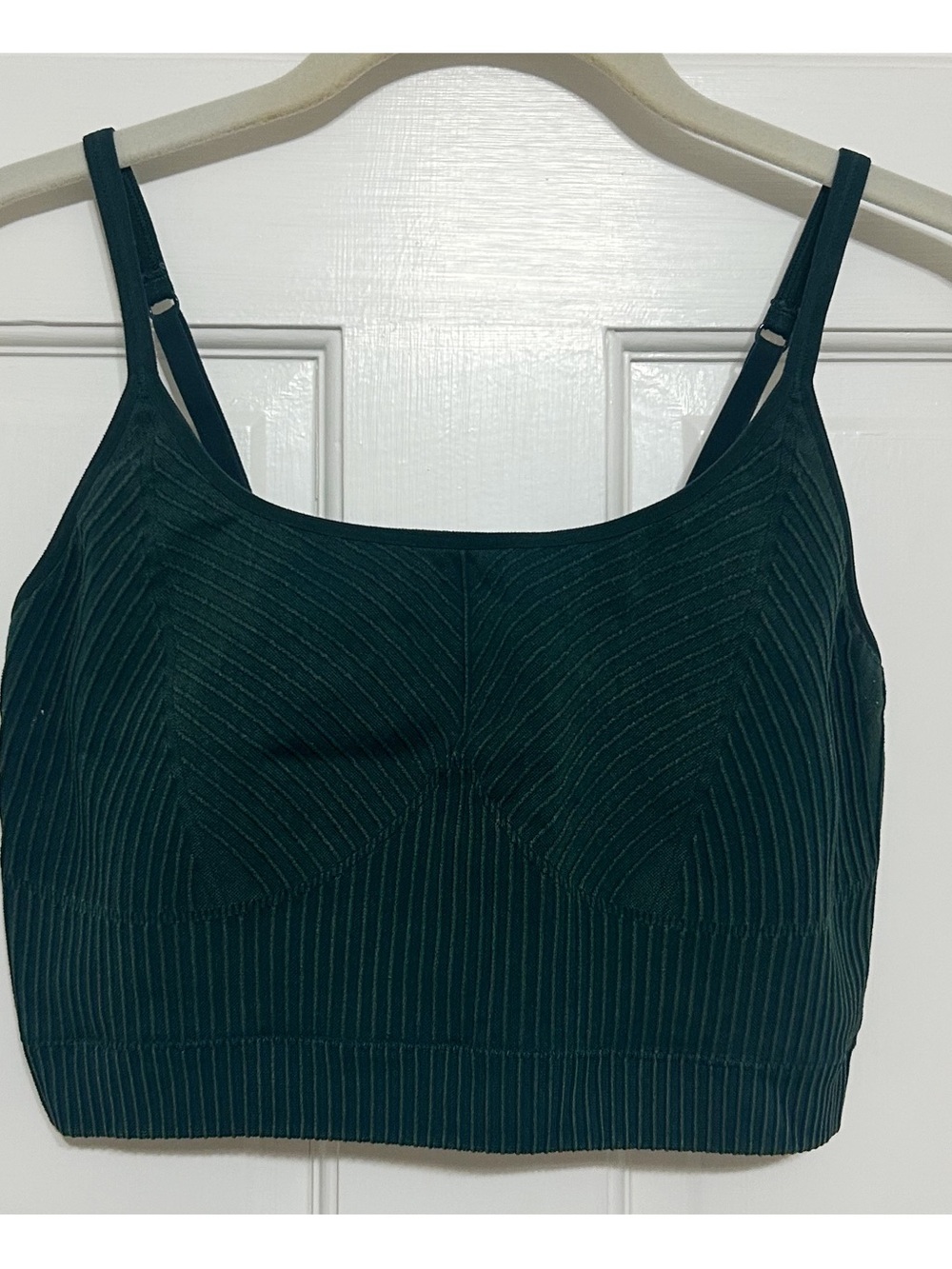 aerie Ribbed Wireless Bralette in Deep Teal